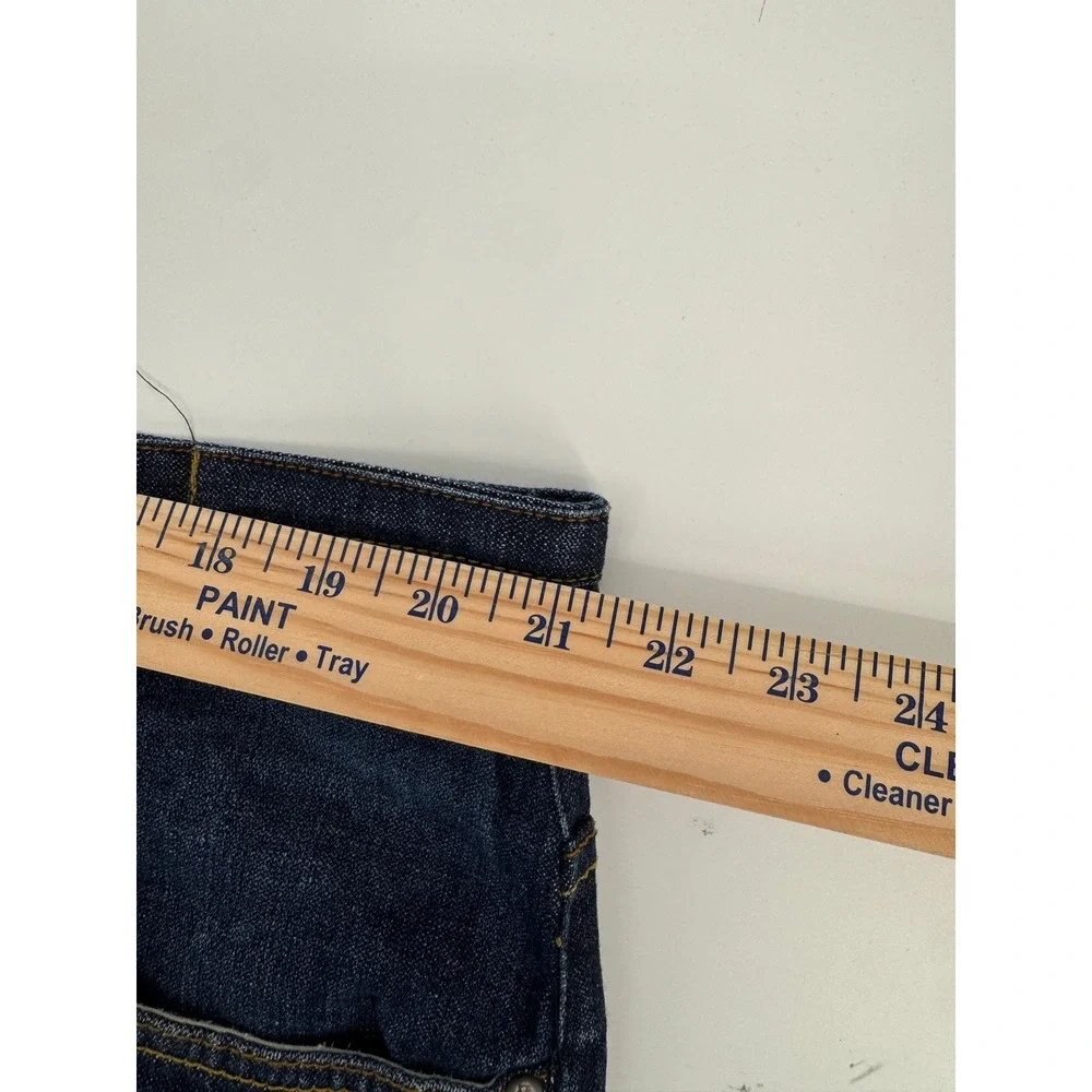 Y2K Rocawear Mens Jeans‎ 42x34 Baggy Wide Leg Straight Fit Embroidered Pockets